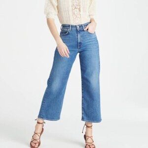 CQY Sunday Joy style jeans size 31 High rise and wide crop jeans soft fabric